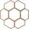 Ekena Millwork Florin Wood Fretwork Pierced Ceiling Medallion, Red Oak, 34"OD x 14 1/2"ID x 1/4"T CMWP34X34X0250FORO - alternate 5